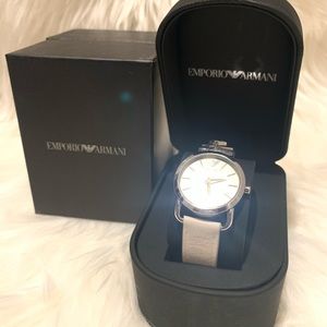 Emporio Armani Bacelet Leather Watch